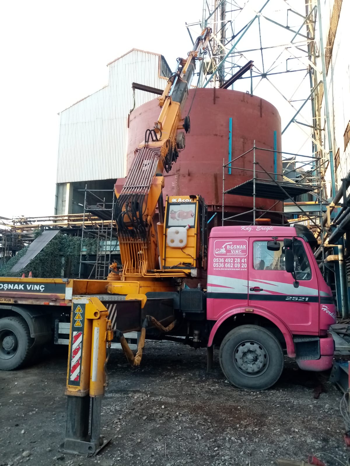 Vinç Kiralama Hizmeti Düzce